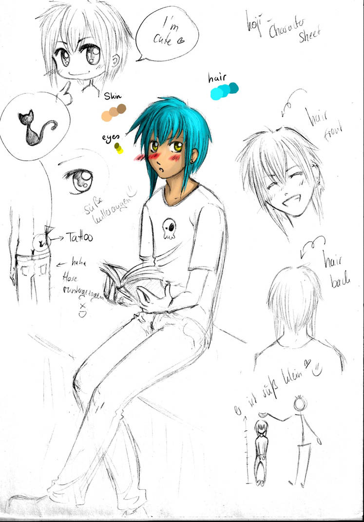 Deviantart Pinon Character Sheet - Koji by Pinon on DeviantArt