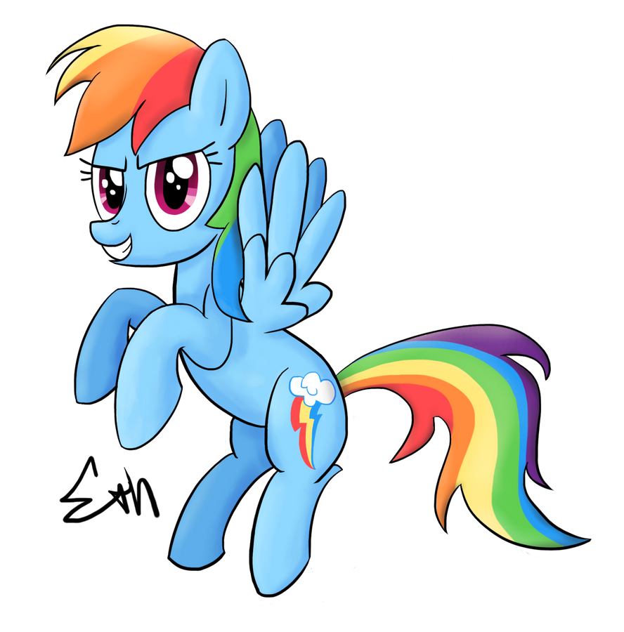 Rainbow Dash - Rainbow Dash Day! by Sigmath-Bits