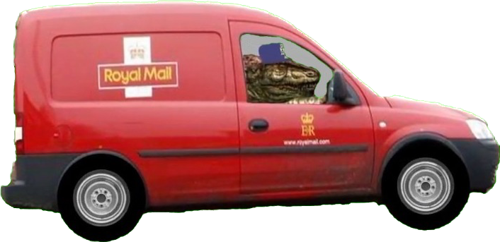 Postman Van Modified Postman Postosuchus In His Van by GhostShark4449 on DeviantArt
