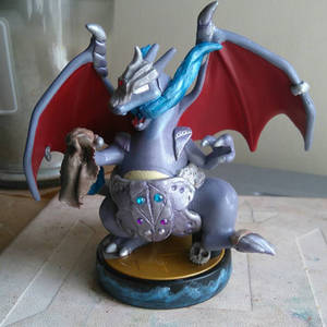 Custom charizard amiibo - Grey Knight