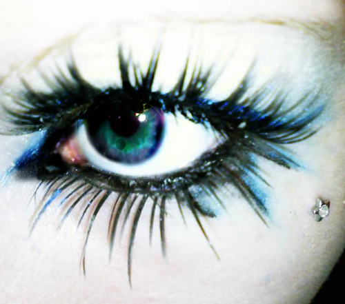 eye make up.