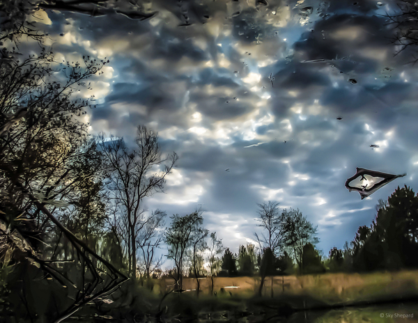 Storm Approaching over Back Pond