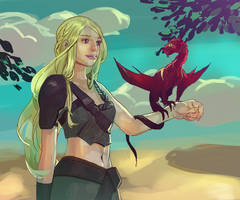 Dany and a dragon