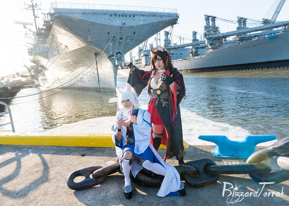 CVCon19 Azure Lane Akagi and Kaga by BlizzardTerrak on DeviantArt
