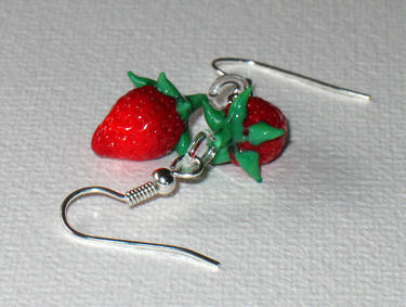 Strawberry earrings