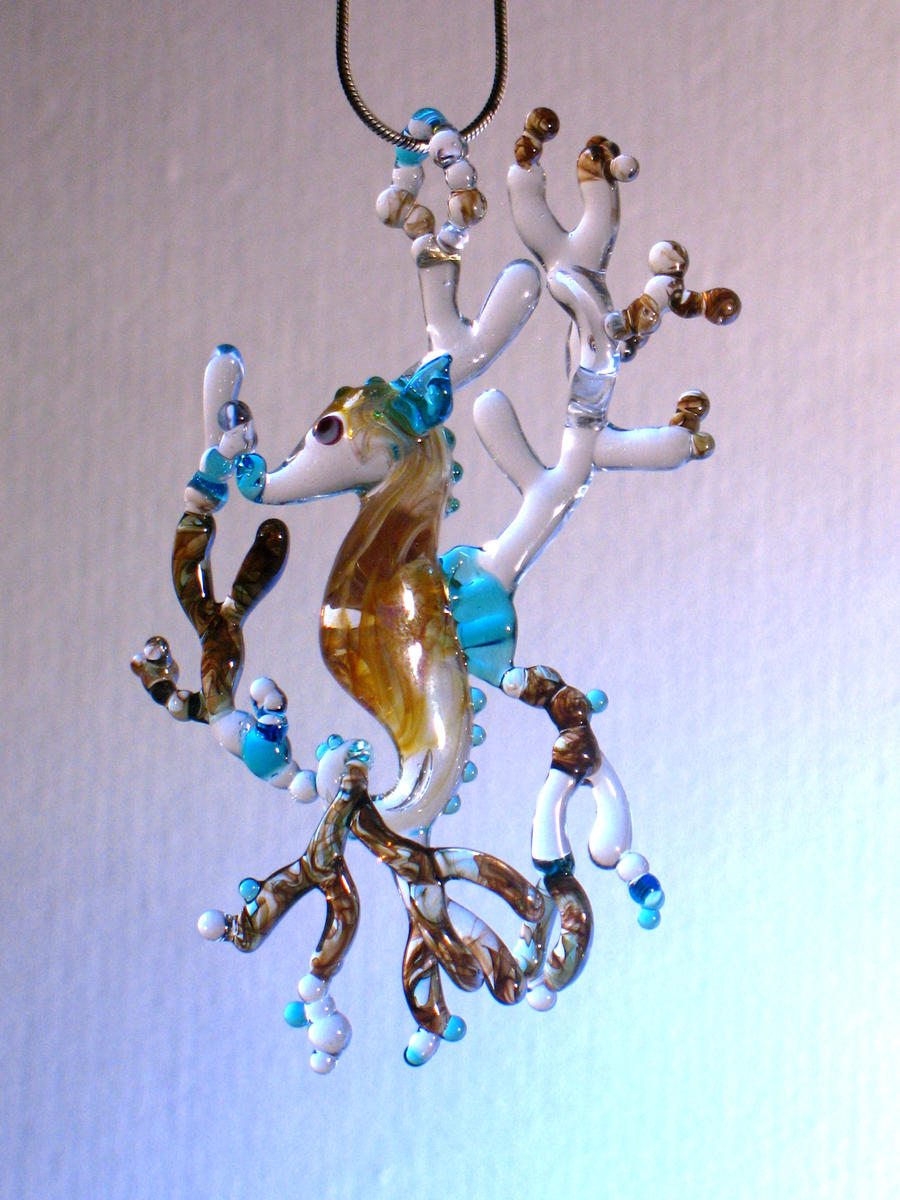 Seahorse Pendant - commissioned work