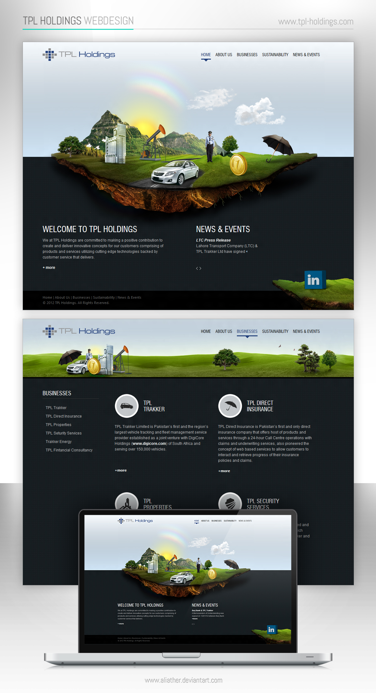 TPL Holdings Web Design