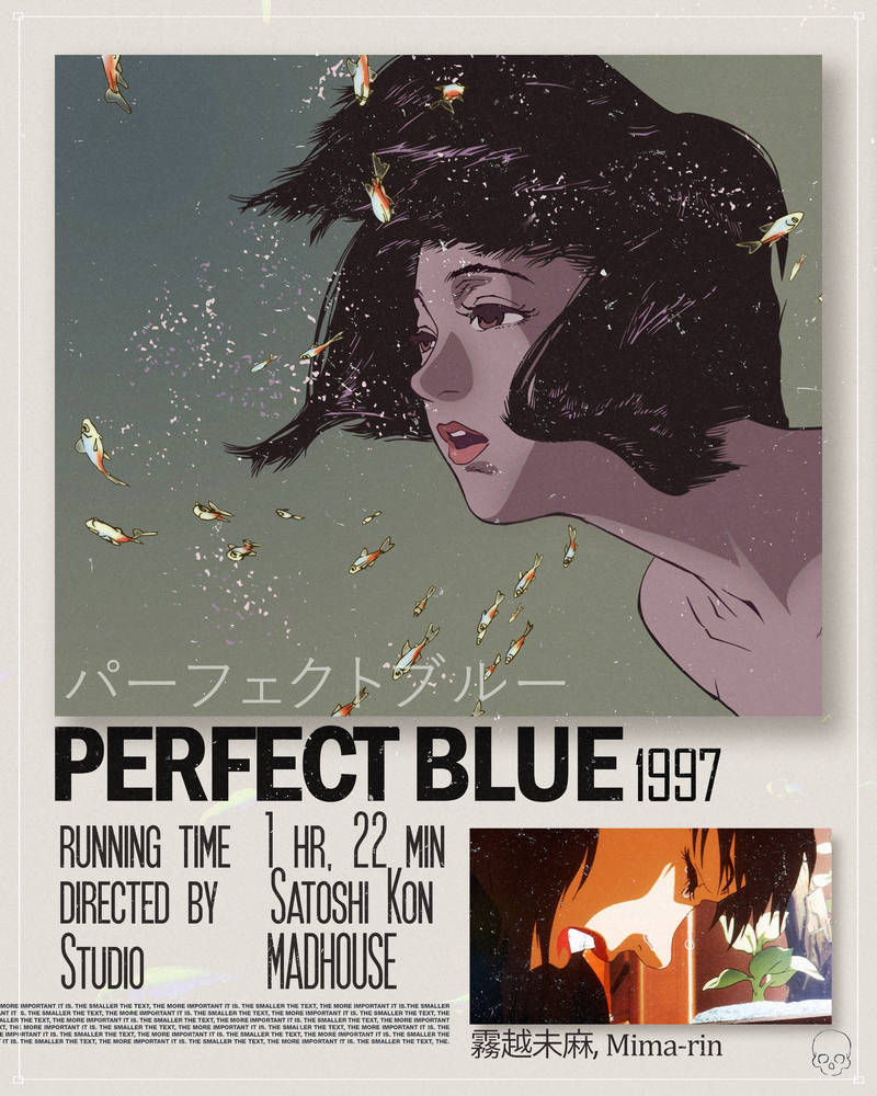 Perfect Blue Poster by FlyingFootEdits on DeviantArt