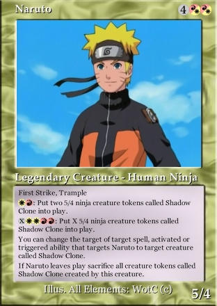 naruto mtg cards secret lair Deck Eight - and - a
