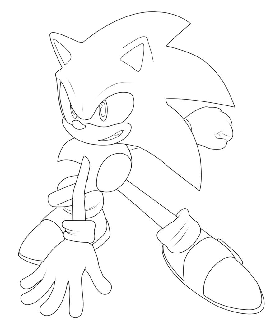 sonic the hedgehog outline by MaximilianK1 on DeviantArt