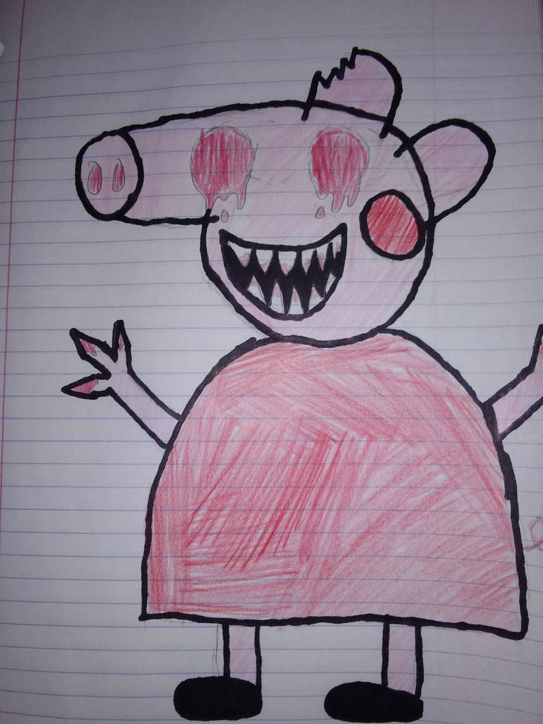 Demon Peppa By TrashCannt On DeviantArt demon-peppa-by-trashcannt-on-deviantart
