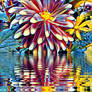 power flowers reflection 