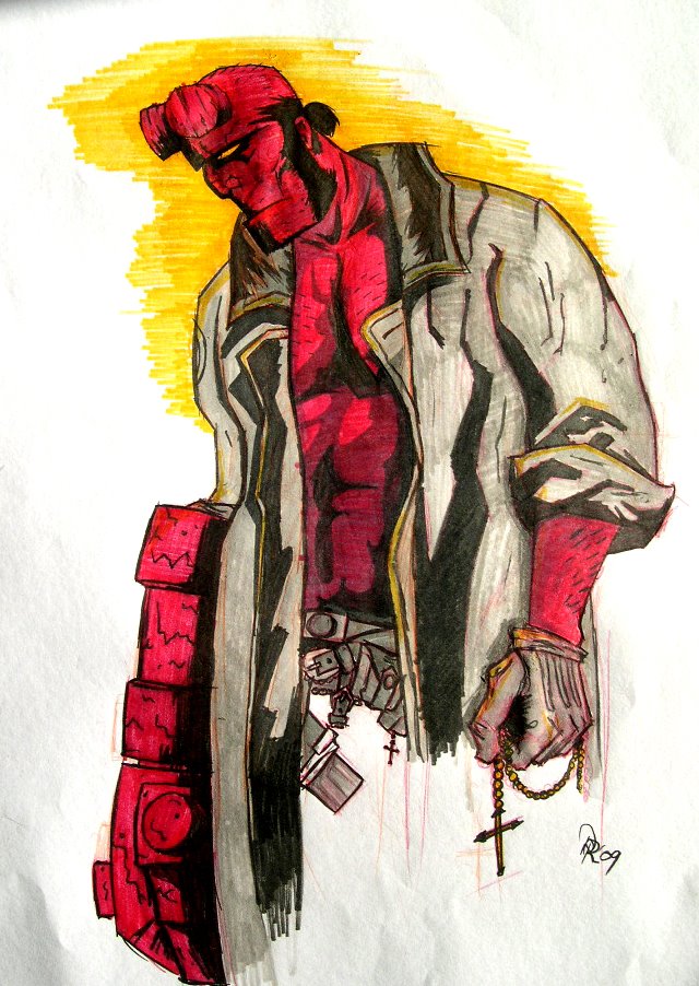 Hellboy Sketch