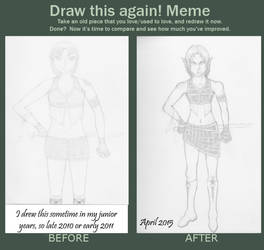 Before and After: Warrior Elf