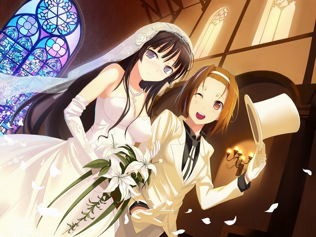 K-ON! Ritsu x Mio - Wedding