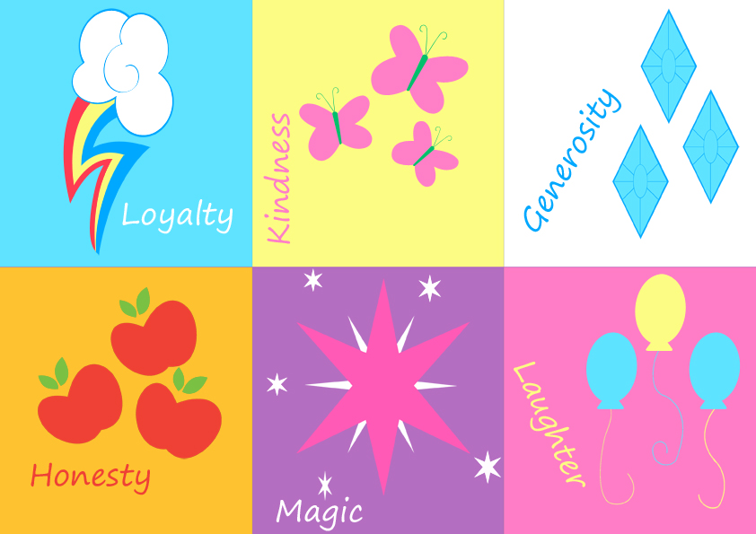 All My Little Pony names and cutie marks 