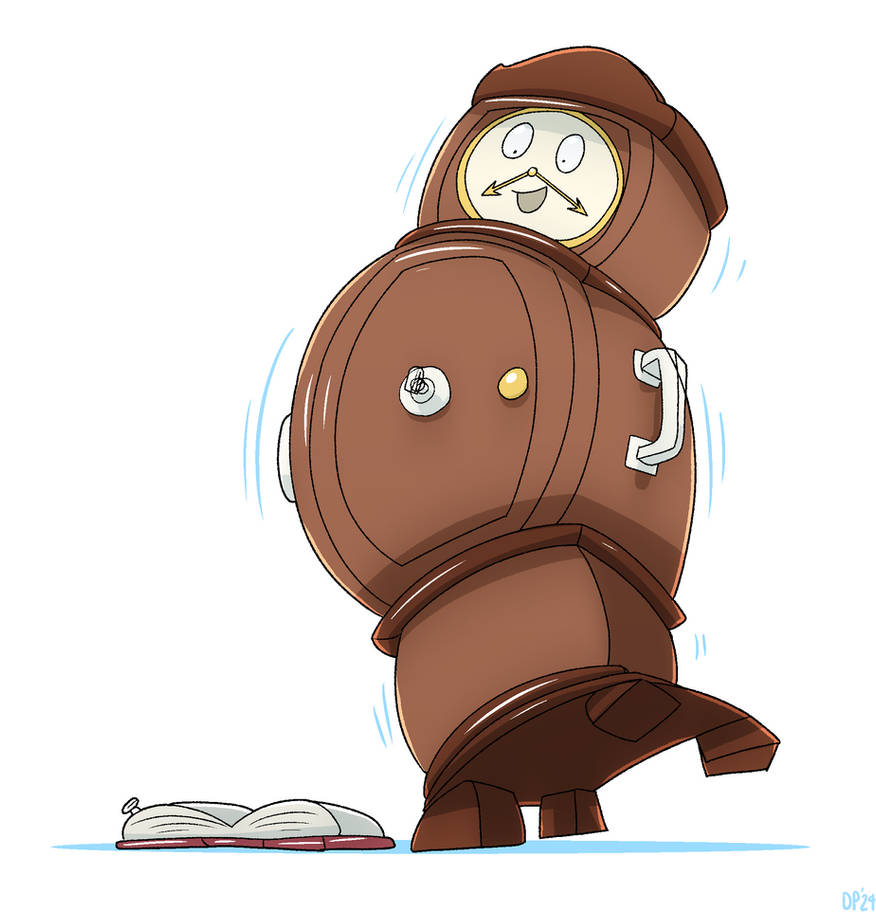 Comm: A Clocks Timely Inflatable Surprise! by ColonelRockrits on DeviantArt