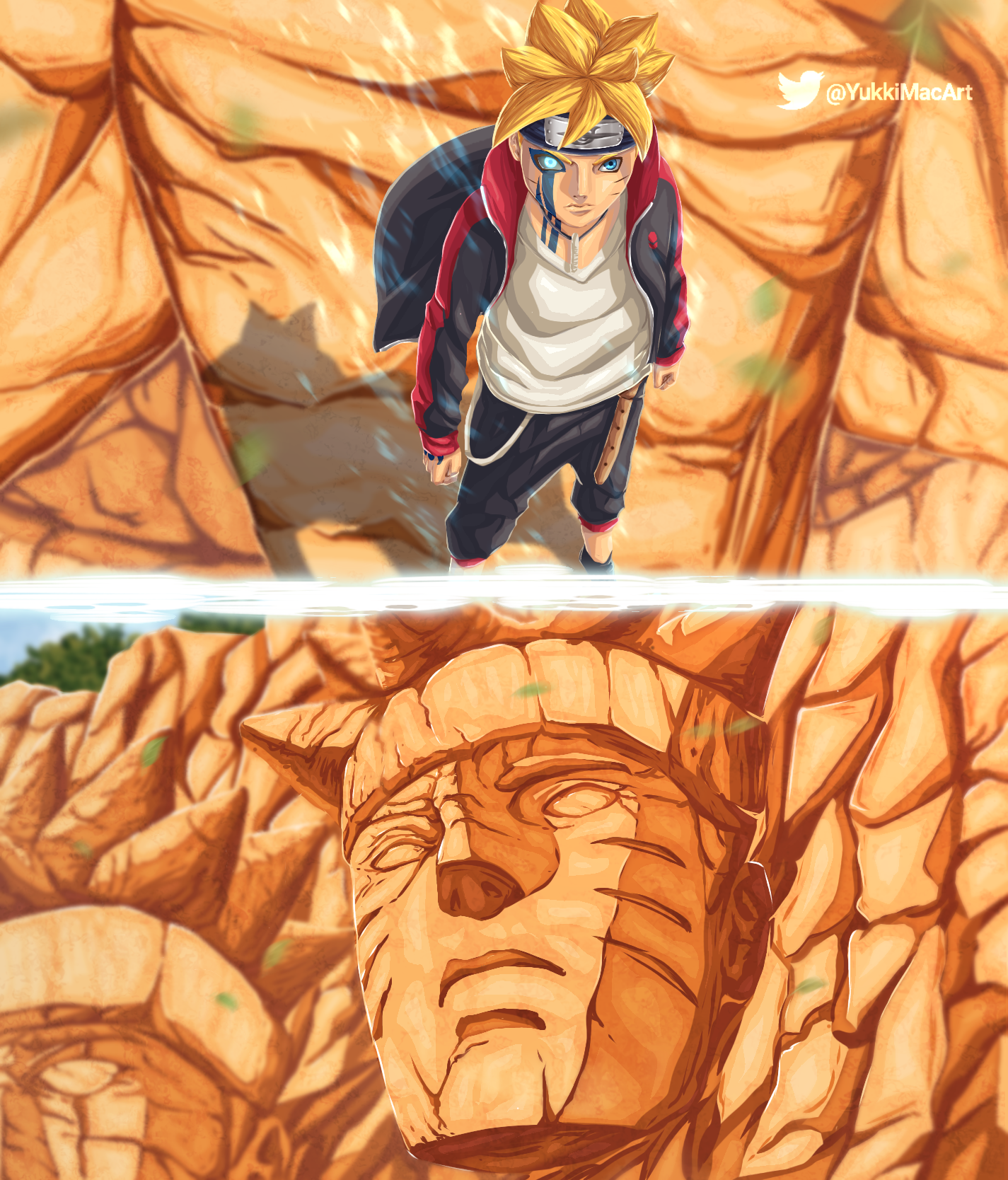 Hokage Naruto (BORUTO), an art print by StayAlivePlz - INPRNT