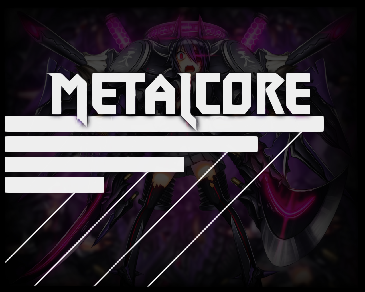 metalcore anime wallpaper 1280x1024 by