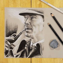 Benedict Cumberbatch as Sherlock Holmes