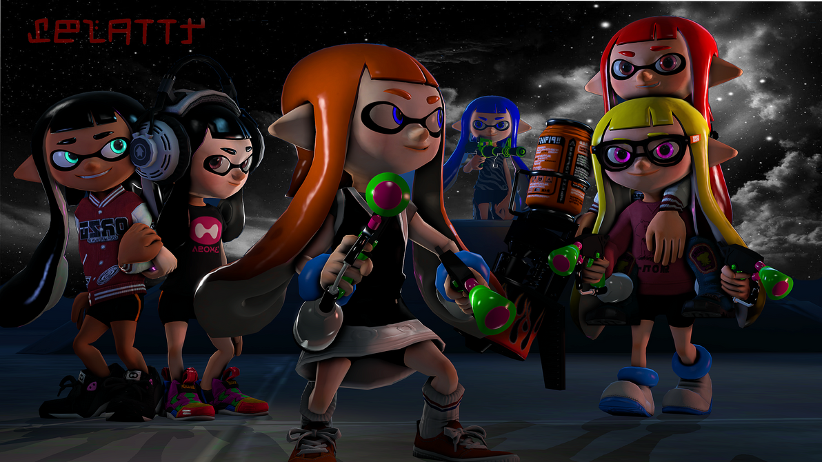 Splatoon Friends by Splatstormy on DeviantArt