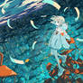 Submerged Library of Floating Dreams