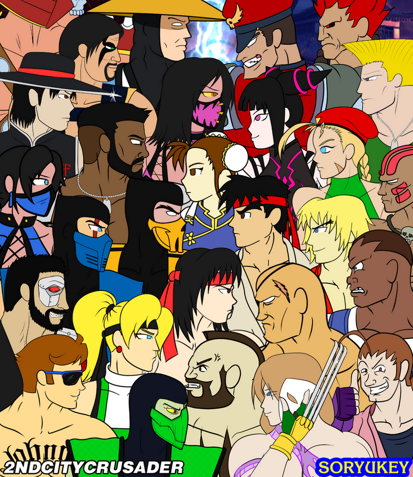 Mortal Kombat Vs Street Fighter Image by CaliburWarrior on DeviantArt