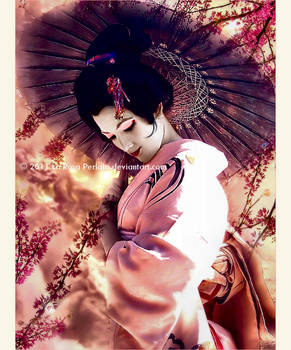 .In my kimono.