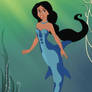 Jasmine As A Mermaid Blue Saleen Tail