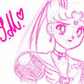 sailor moon rough sketch