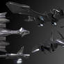 Asgard Gungnir Class Frigate v3 Multi-View