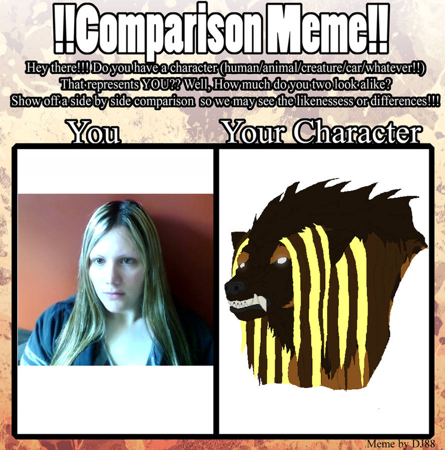 Comparison Humor My Comparison Meme 3 by DanteVergilLoverAR on DeviantArt