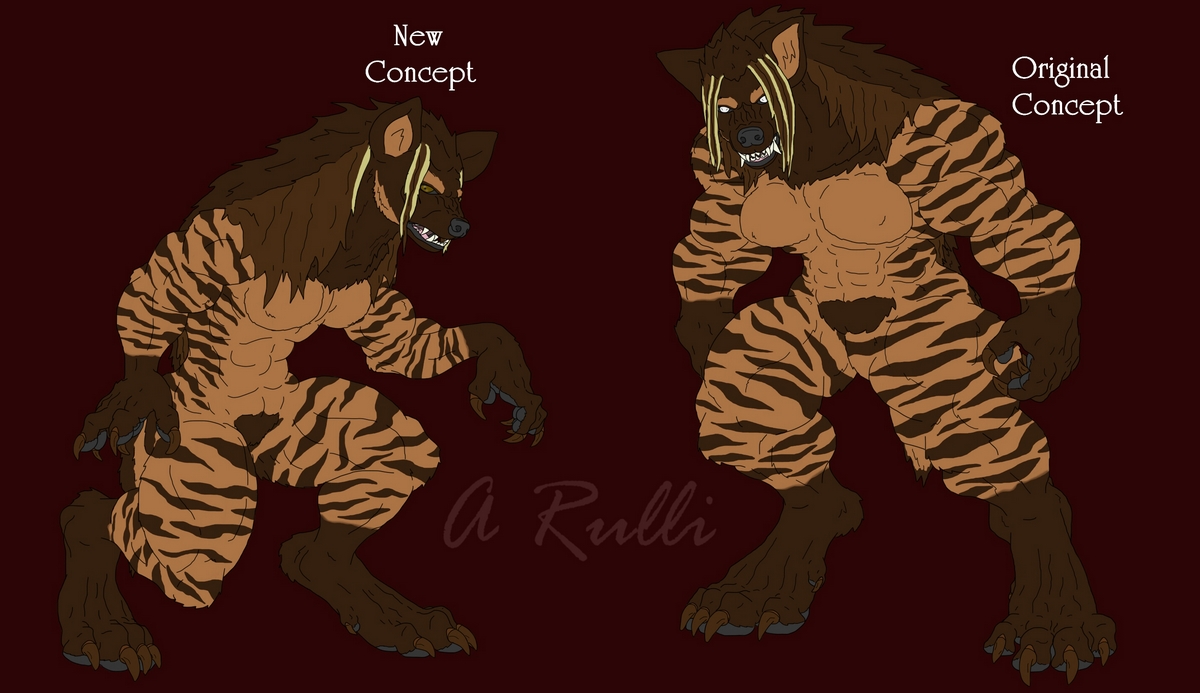 Werehyena Concept Difference