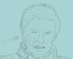 Vergil Sin DT TF Portrait Sketch