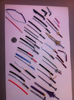 Paper swords collection