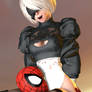 2B and Spider-man : hot thighs