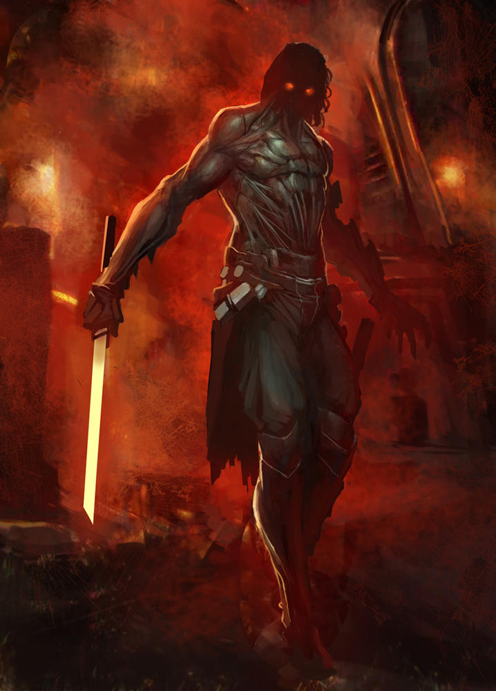 Герой одержимый. Каин рыцарь ада. Демонический мечник. Воин с огненным мечом. Воин фэнтези.