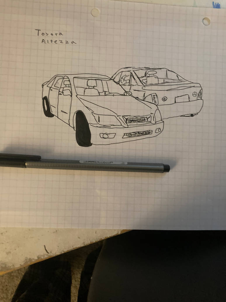 Altezza Drawing Toyota Altezza by toastertonk on DeviantArt