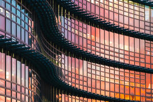 Alcoa Building Sunrise Abstract