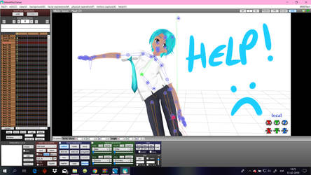 [MMD HELP!] Tie doesn't move