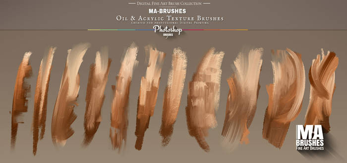 Photoshop Oil Brushes for digital Painting