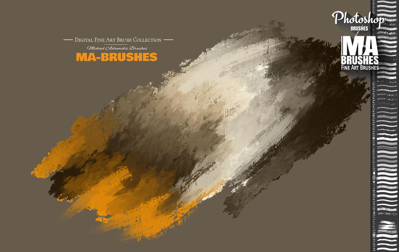 photoshop painting brushes with oil