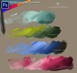 Photoshop MA-Brushes for Digital Art OIL Painting