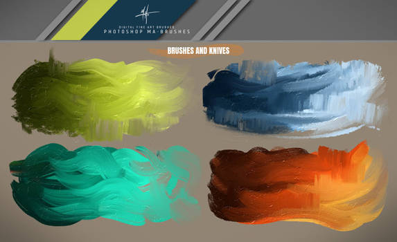 Photoshop Oil Brushes - Painterly Style Brush Pack