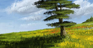 Digital Landscape / Scenery Painting (Nature Wallp