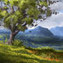 Digital Scenery/Landscape Painting -Painterly Stye