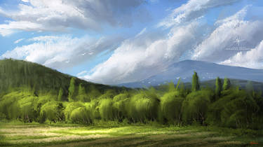 Open Landscape Painting - Digital ART Scernery