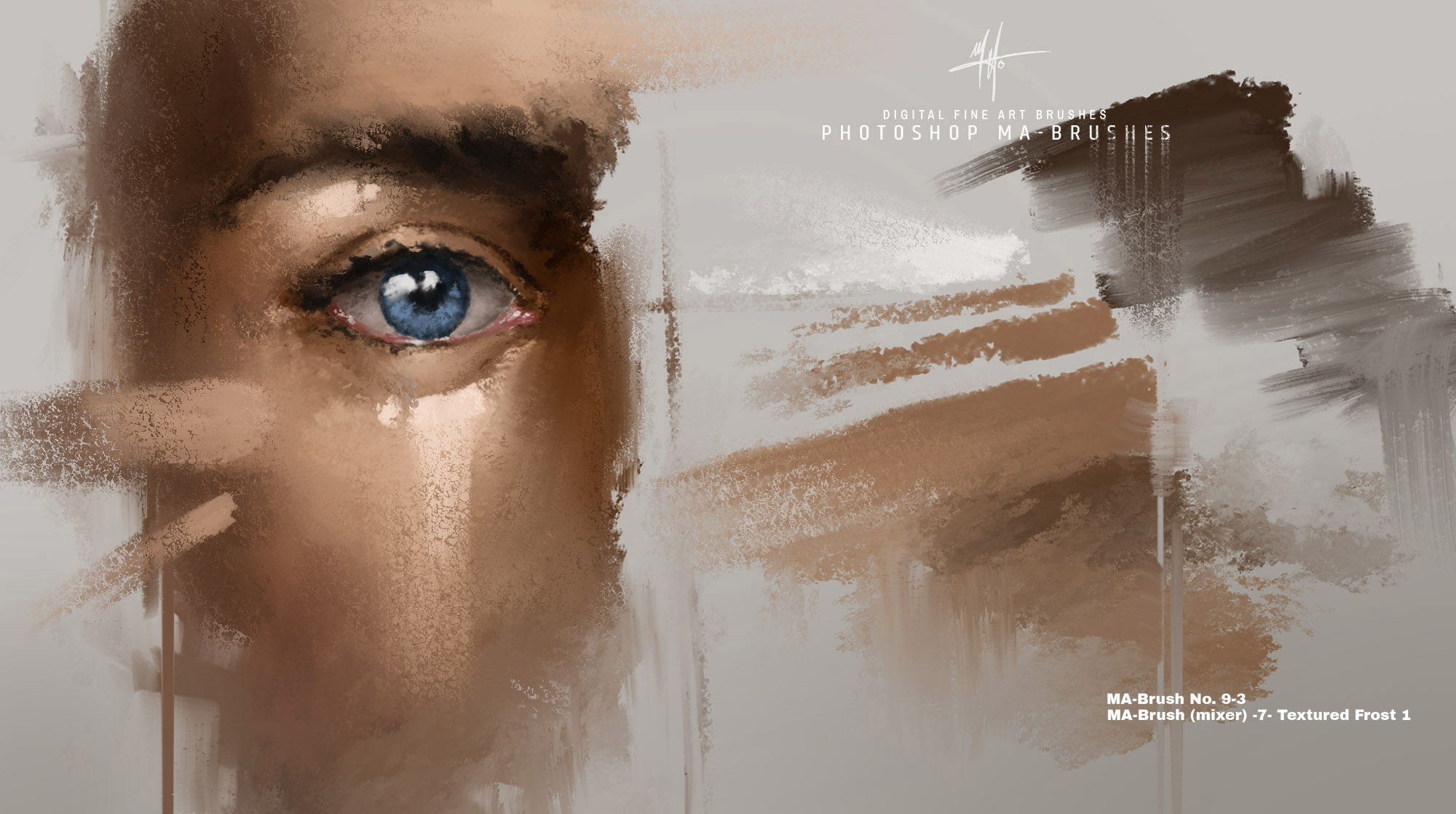 Digital Oil Portrait Painting Eye Brushes By Michaeladamidisart On Digital Oil Portrait Painting Eye Brushes By Michaeladamidisart On