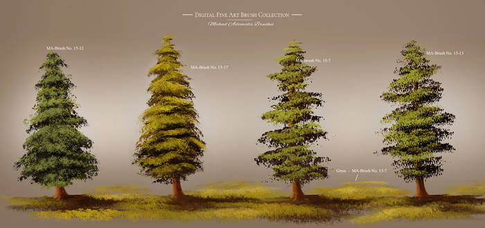 Photoshop and Procreate authentic NATURE Brushes