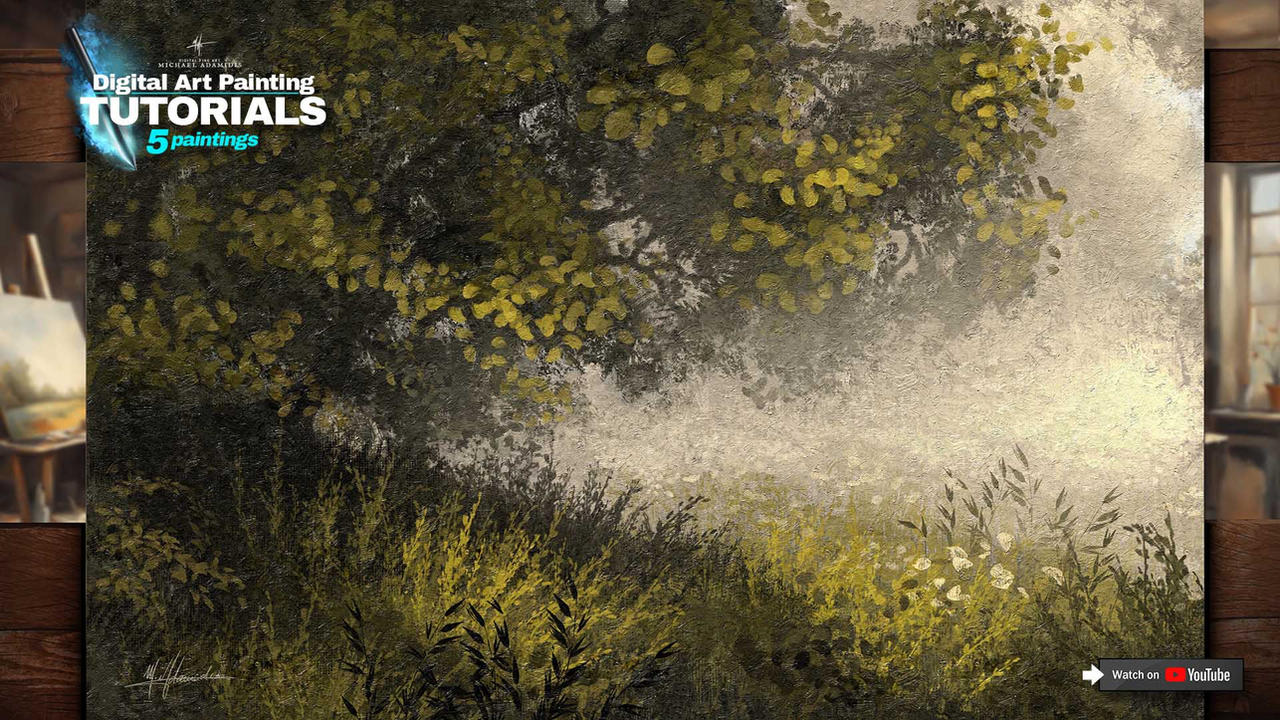One Image Tutorial Free Tutorials: 5 Different Paintings in ONE Clip! by ...